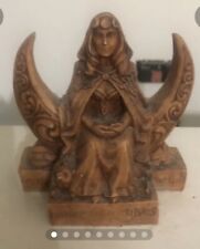 Celtic Moon Goddess Statue By Artist P.Borda 2000 Rare picture