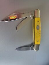 Vintage Frost Cutlery Steel Warrior 3 Blade Folding Knife 440 Stainless Steel picture