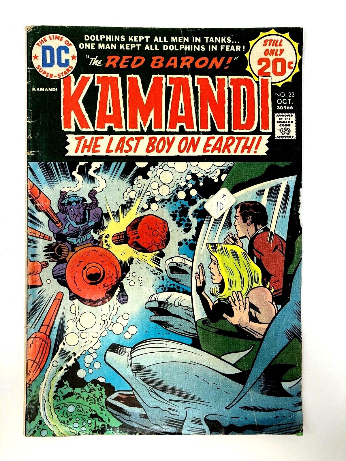 DC Comics Kamandi, The Last Boy on Earth No. 22 Oct