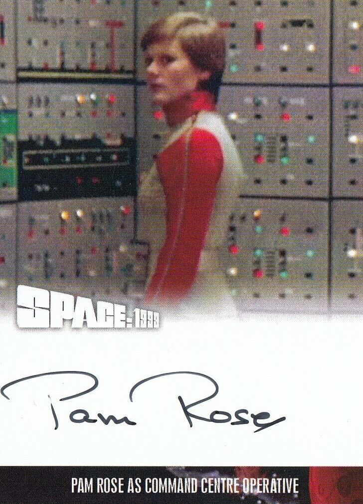 SPACE 1999 AUTOGRAPH CARD Pam Rose PR1 