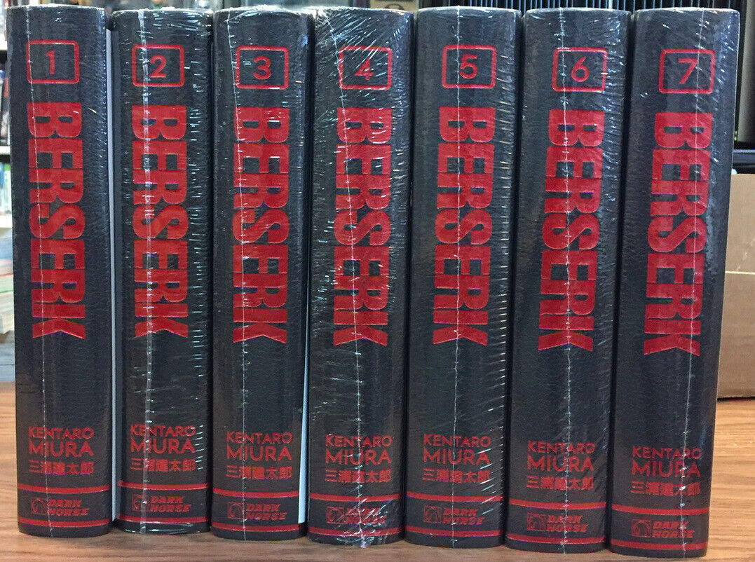 Berserk Deluxe Edition Manga - Volumes 1-7 Set Deluxe Hardcover by Kentaro  Miura for Sale - Final Fantasy Compendium