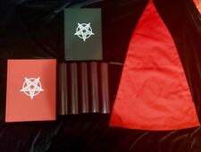 Devil Worshipper Kit: Temple of Satan Red Book & Journal, Candles & Satanic Hood picture