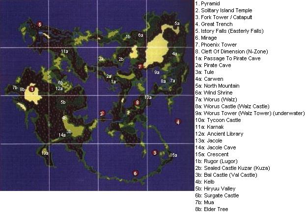FF5 Third World Map.