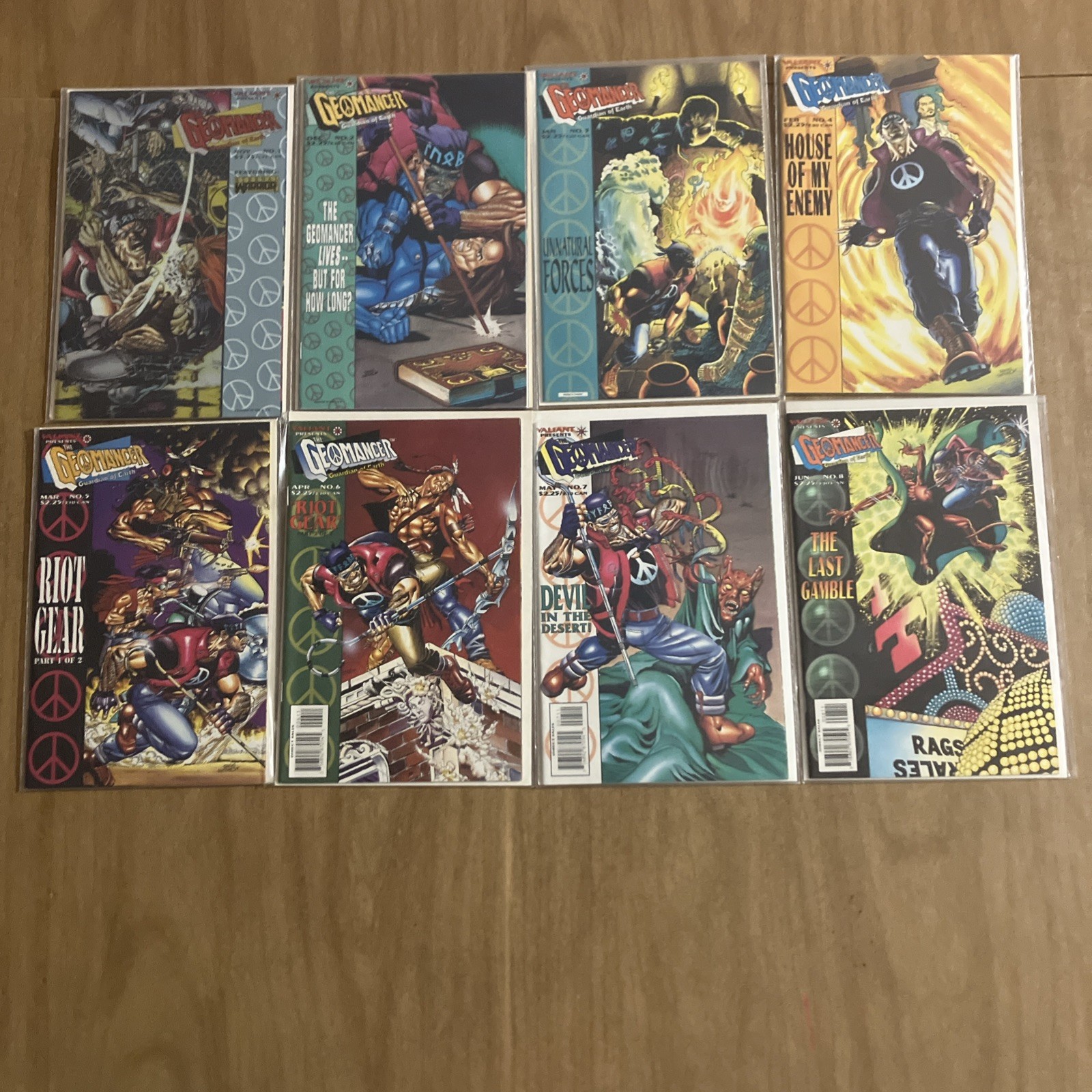 The Geomancer #1-8: Valiant Comics 1994, Maurice Fontinot, Rags Morales The Geomancer #1-8: Valiant Comics 1994, Maurice Fontinot, Rags Morales