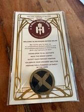 2023 D23 SDCC X-Men Hellfire Gala Event Exclusive Pin w/ Invitation Card picture