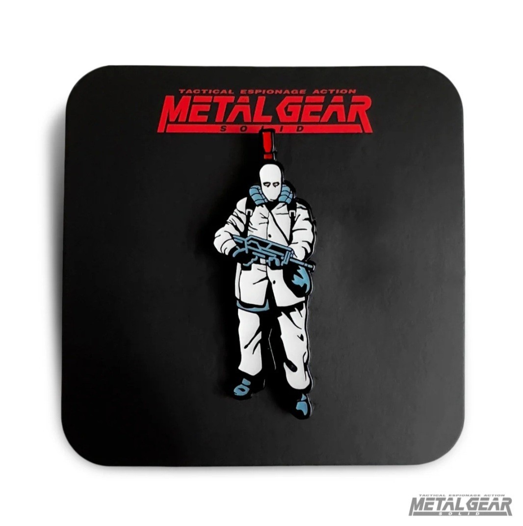 NEW Metal Gear Solid Genome Soldier Mechanical Enamel Pin Figure MGS Konami NEW Metal Gear Solid Genome Soldier Mechanical Enamel Pin Figure MGS Konami