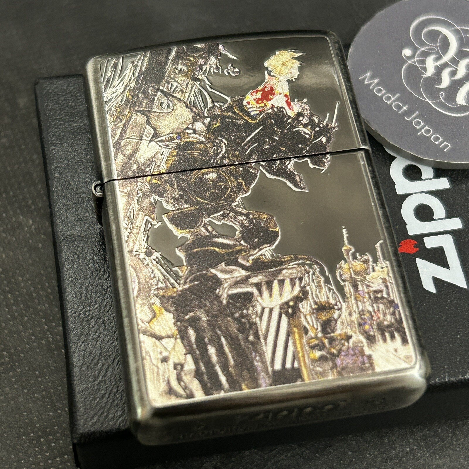 Zippo Yoshitaka Amano Final Fantasy 6 Ⅵ City Japan Game New Zippo Yoshitaka Amano Final Fantasy 6 Ⅵ City Japan Game New