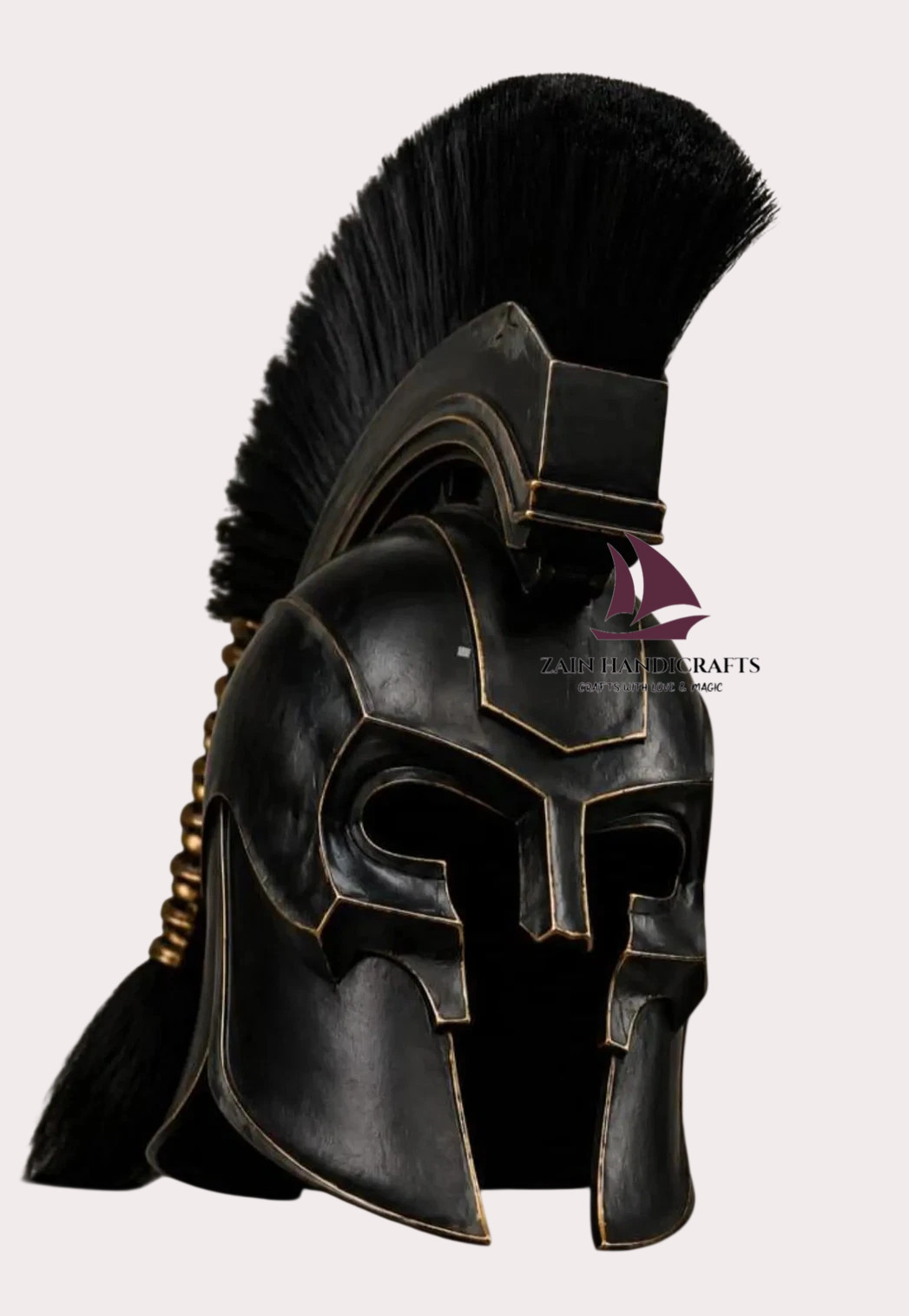 ZAIN King Agamemnon Odysseus Warrior Helmet Replica, Handmade Steel Armor ZAIN King Agamemnon Odysseus Warrior Helmet Replica, Handmade Steel Armor