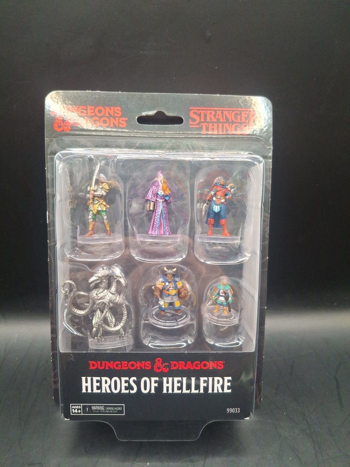 Heroes of Hellfire 6-Piece Miniature Set Stranger Things Dungeons Dragons Heroes of Hellfire 6-Piece Miniature Set Stranger Things Dungeons Dragons