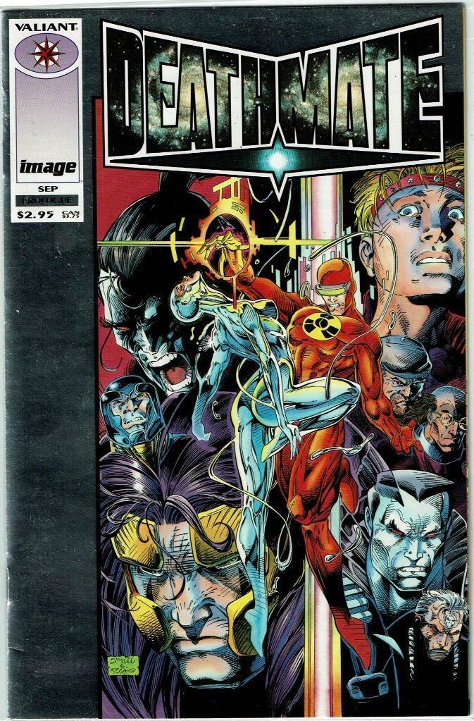 Valiant Comics #1's: ARMORINES NM, DEATHMATE PROLOGUE VF+ , GEOMANCER NM - Image