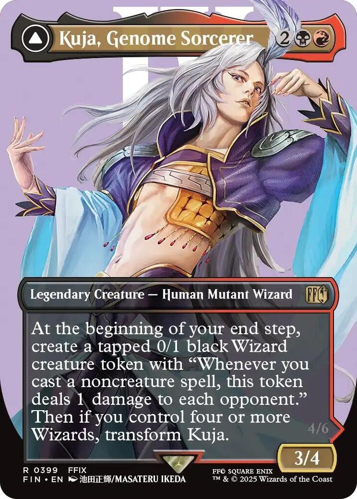 MTG Kuja, Genome Sorcerer (Borderless) 399 Foil Rare NM