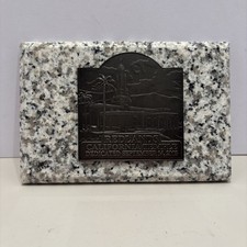 RARE LDS Mormon Redlands California Temple Stone Plaque 4x6”. #27 picture