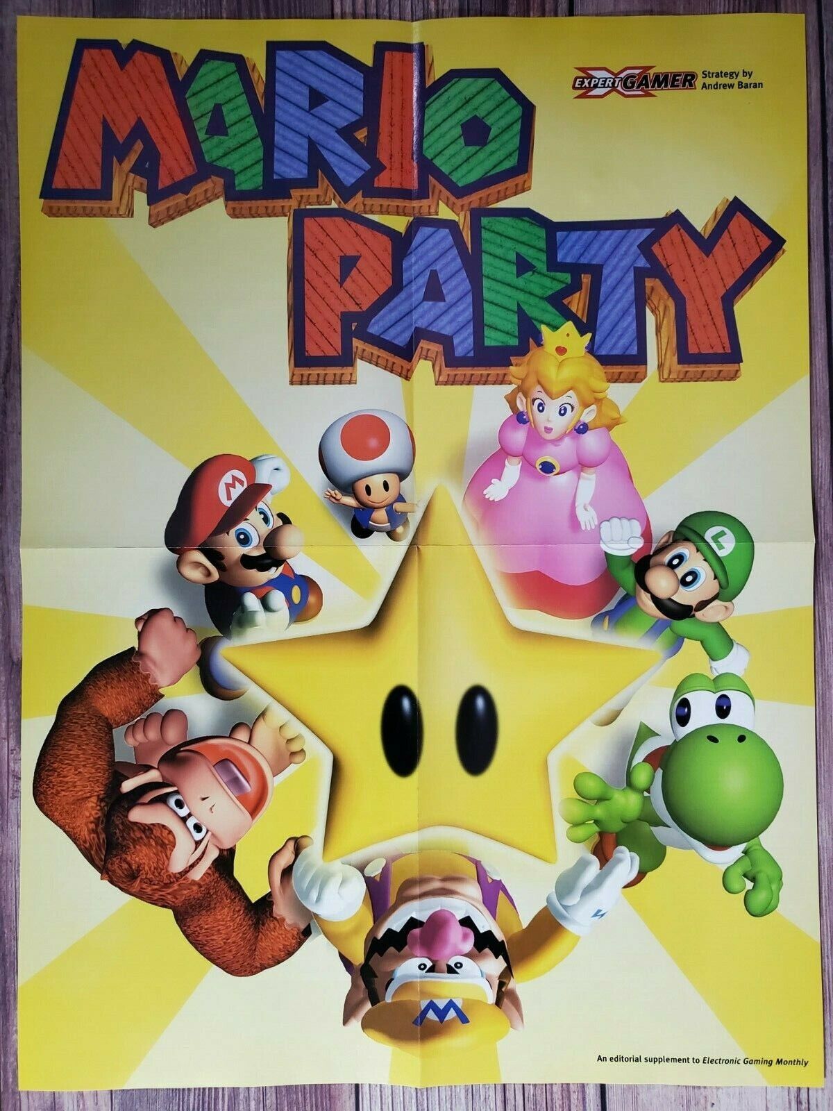 Mario Party Nintendo 64 N64 1999 Official Ad Art Print Poster (20 x 15)