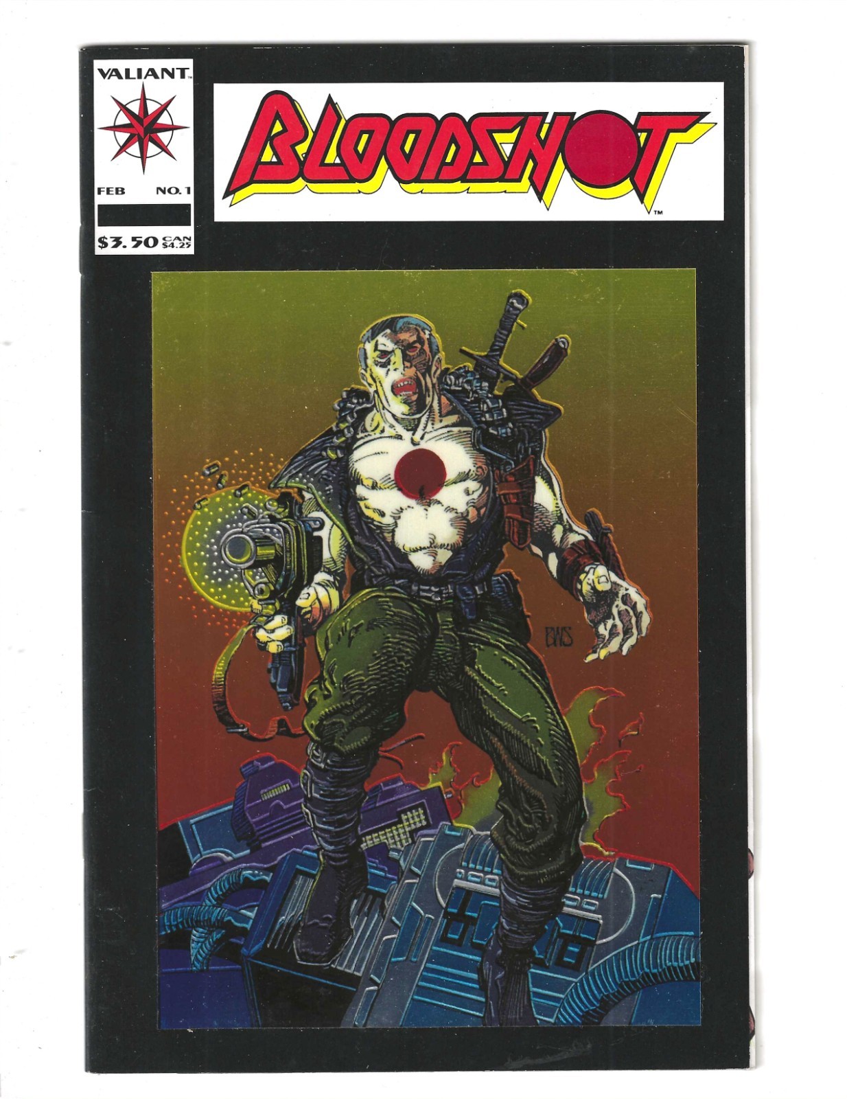 Bloodshot #1 1993 Chromium + Harbinger #12 + Eternal Warrior #3 + HARD Corps #2 Bloodshot #1 1993 Chromium + Harbinger #12 + Eternal Warrior #3 + HARD Corps #2