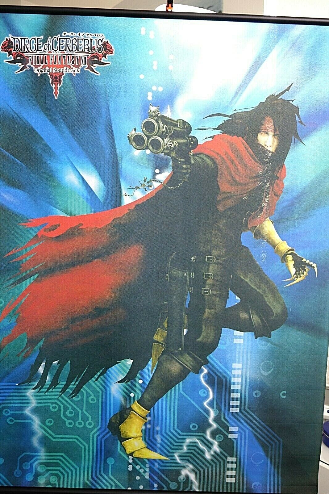  Final Fantasy VINCENT VALENTINE Wall Scroll Poster（43X31 in）- NEW