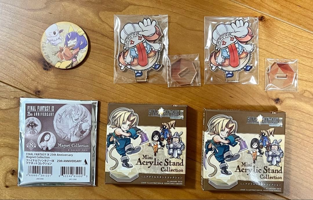 Final Fantasy IX Mini Acrylic Stand & Magnet Set Aeko Moogles Quina Final Fantasy IX Mini Acrylic Stand & Magnet Set Aeko Moogles Quina