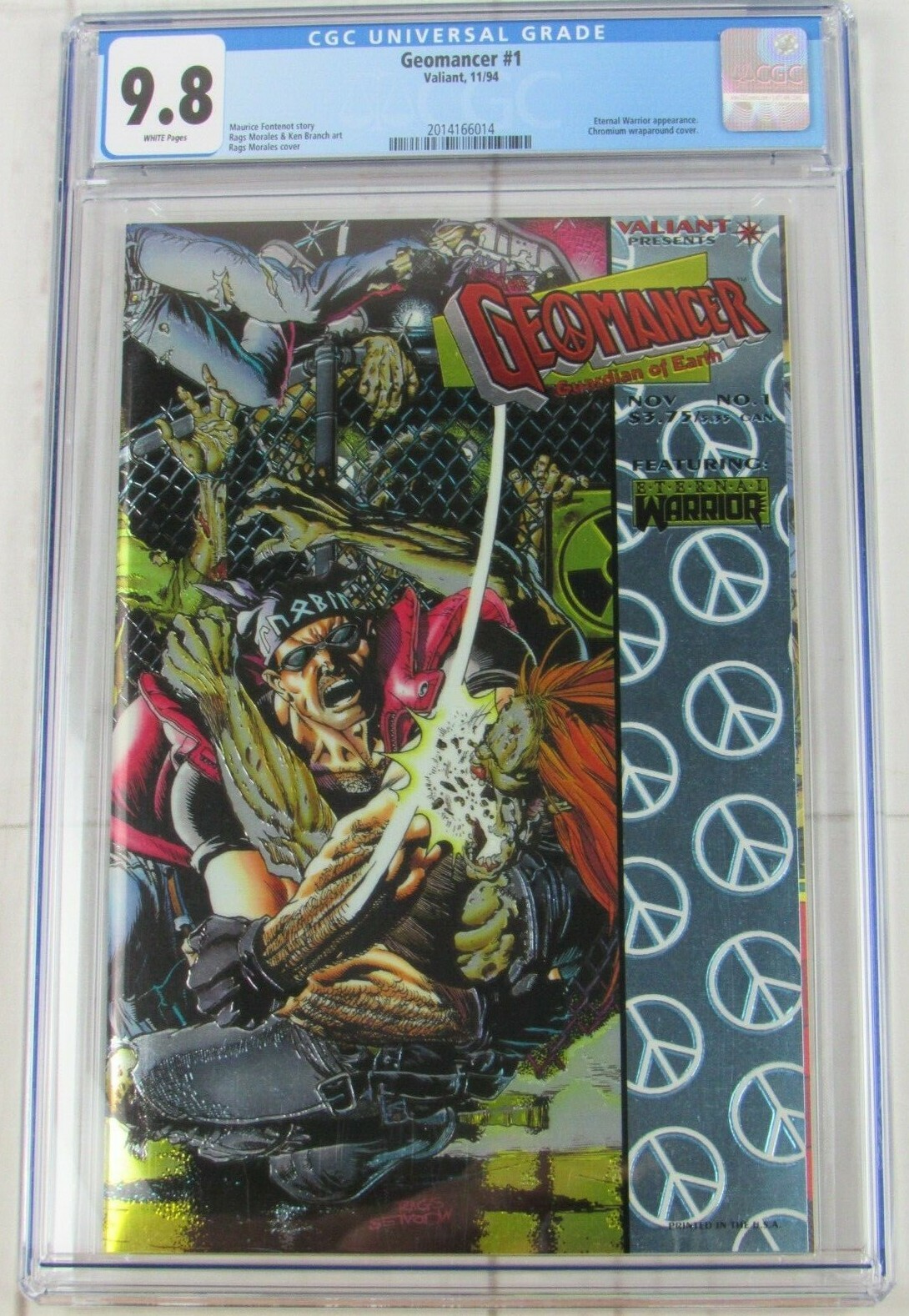 Geomancer #1 CGC 9.8 Marvel Comics Chromium Wraparound Cover 2014166014 Geomancer #1 CGC 9.8 Marvel Comics Chromium Wraparound Cover 2014166014