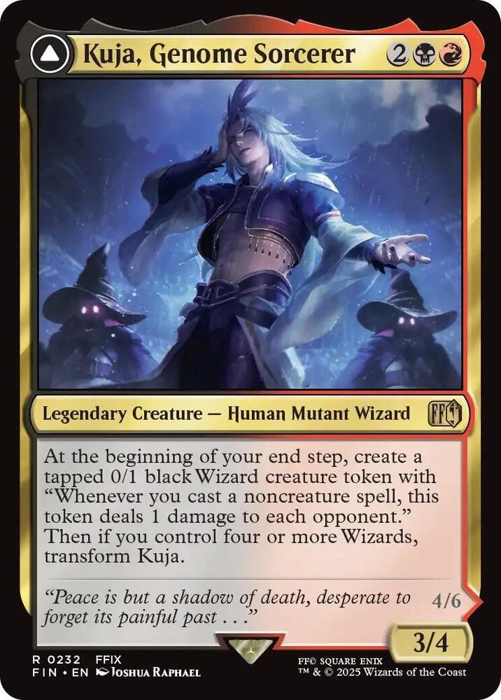 MTG Kuja, Genome Sorcerer 232 Foil Rare NM MTG Kuja, Genome Sorcerer 232 Foil Rare NM