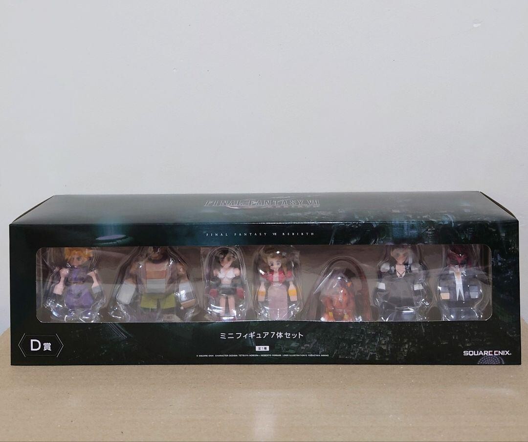 Final Fantasy VII Polygon Figure Set of 7 Kuji Remake SquareEnix w/Box NEW JAPAN Final Fantasy VII Polygon Figure Set of 7 Kuji Remake SquareEnix w/Box NEW JAPAN