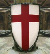 Knight fall Authentic Templar Shield & Metal Medieval Warrior battle Costume picture