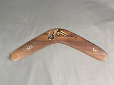 Australia Aboriginal Hand Painted 16” Traditional Boomerang w/Kangaroo Design picture