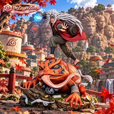 Legendary Toad Sage Warrior Diorama 1/6 | Hand Painted 3D Printed Anime Statue picture