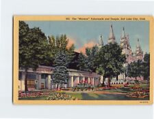 Postcard The Mormon Tabernacle and Temple Salt Lake City Utah USA picture