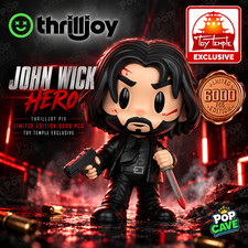 Thrilljoy Pop Cave JOHN WICK HERO Toy Temple Exclusive LE 6000 pcs BLOWOUT SALE picture