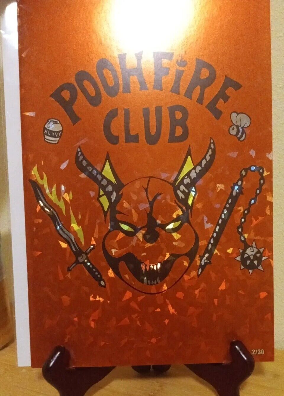 DO YOU POOH Lava Foil Exclusive POOHFIRE CLUB -Limited to 30💥RARE💥NM