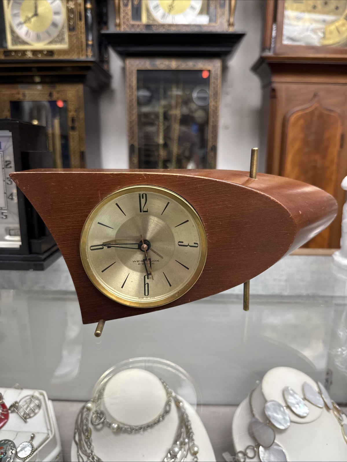 Newly Serviced Westclox Boomerang Clock Electric Plug In Newly Serviced Westclox Boomerang Clock Electric Plug In