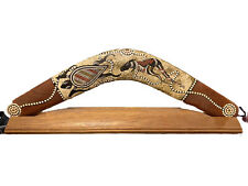 Australian Outback Aboriginal Hand Painted Boomerang By Artist ‘Neera’ picture
