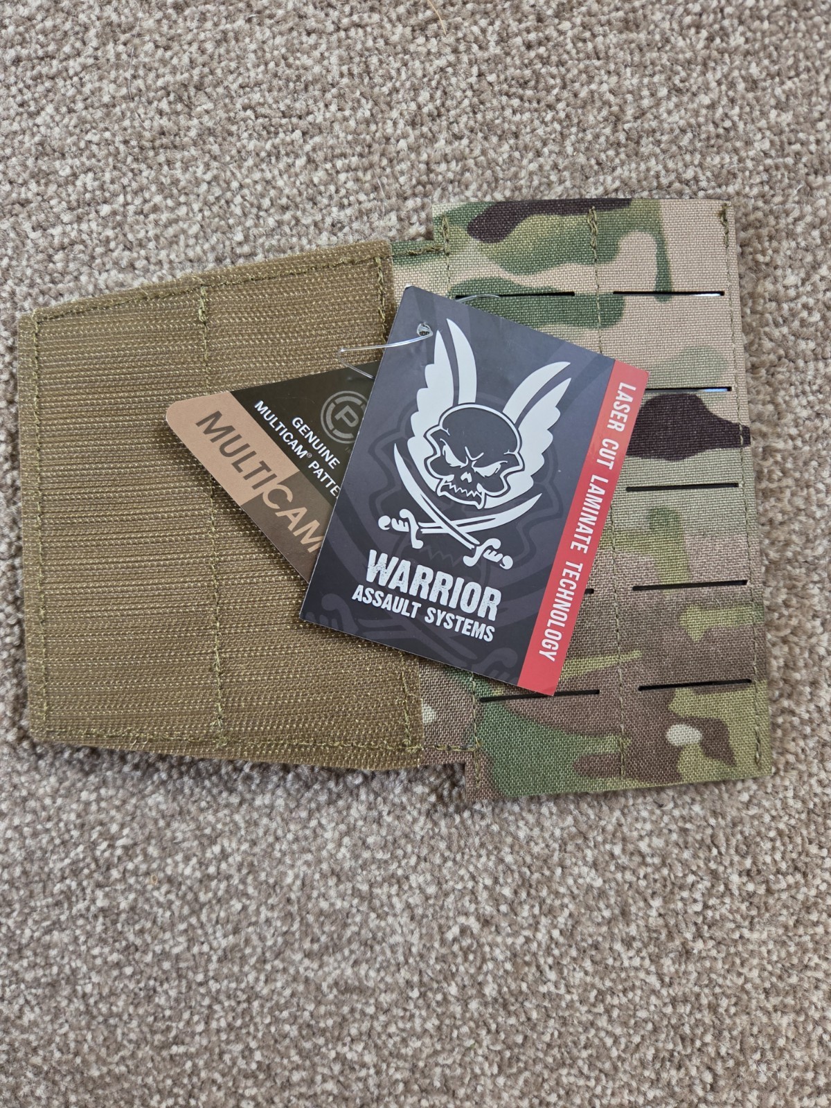 Warrior Assault Systems Harris 163 Wing Adaptor MultiCam Laser Cut BNWT