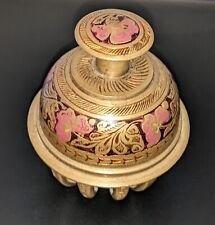 Vintage Indian Brass Temple Claw Bell Hindu picture