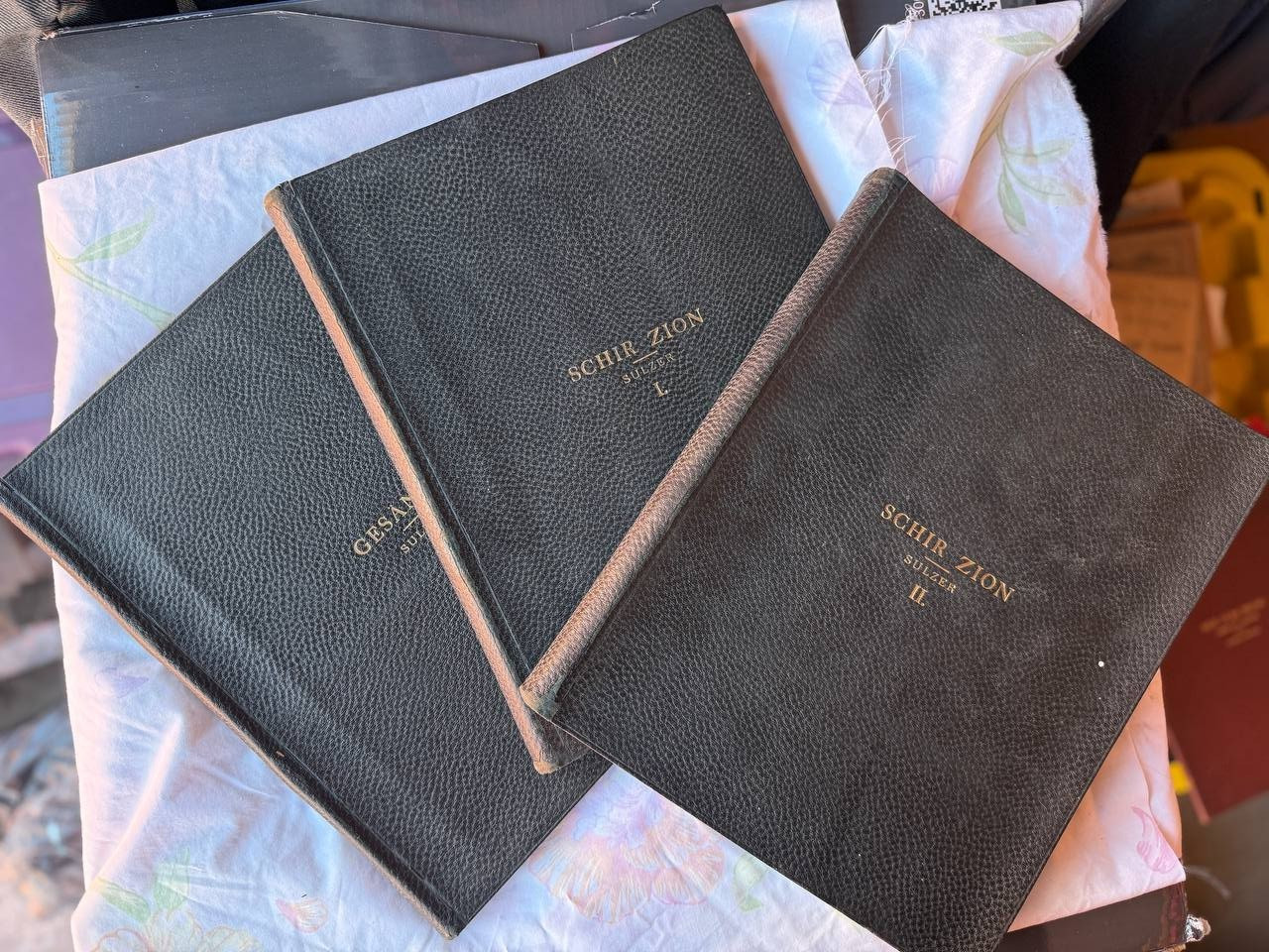 Salomon Sulzer Schir Zion Jewish Synagogue Music Antique 3 Hardcover Books Lot Salomon Sulzer Schir Zion Jewish Synagogue Music Antique 3 Hardcover Books Lot