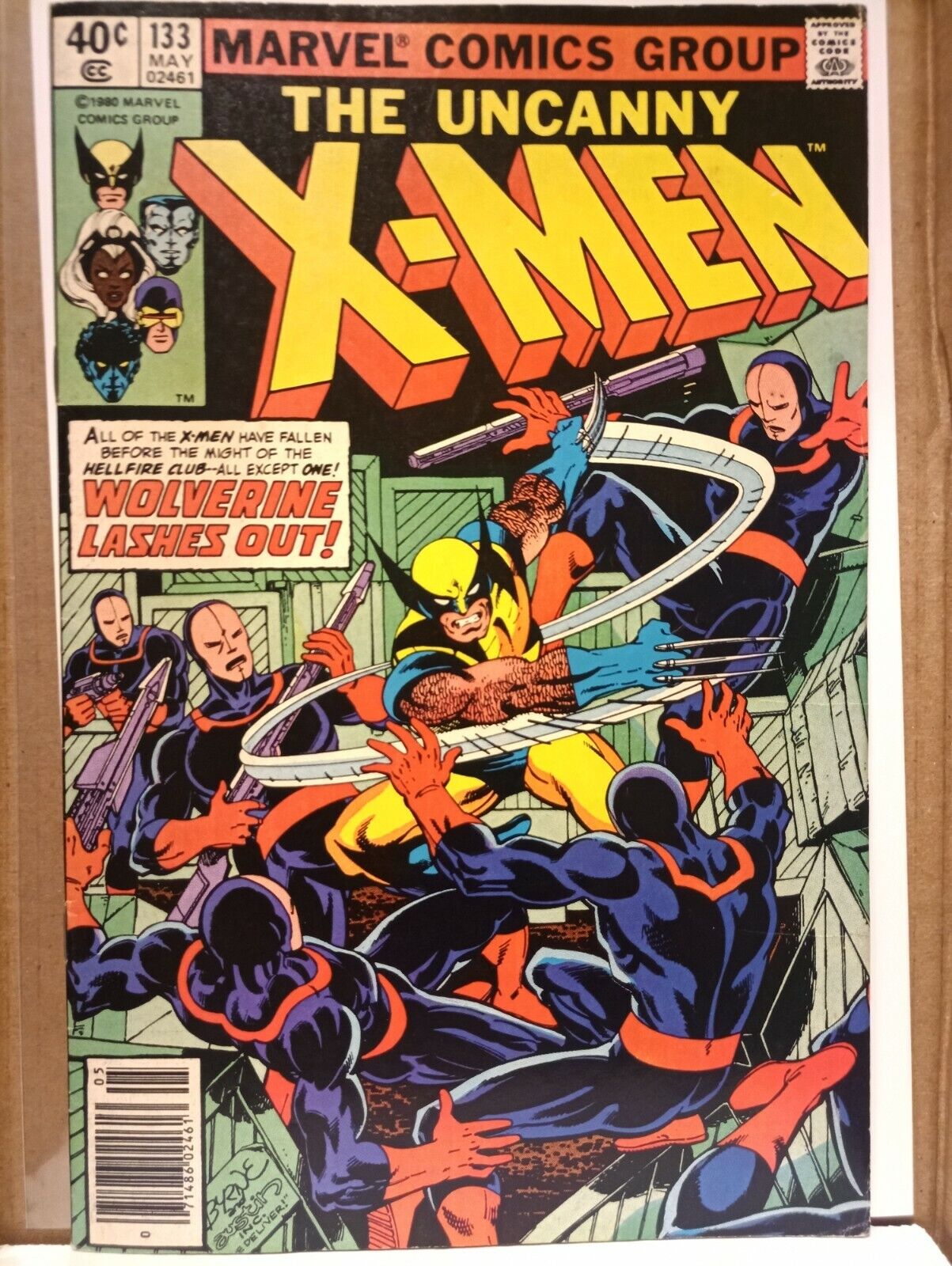 Marvel Comics - Uncanny X-Men #133 - May 1980, Newsstand Edition Hellfire Club