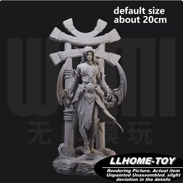 Game Tyrande Whisperwind Resin 3D Print GK Figure DIY Model Unpainted Game Tyrande Whisperwind Resin 3D Print GK Figure DIY Model Unpainted