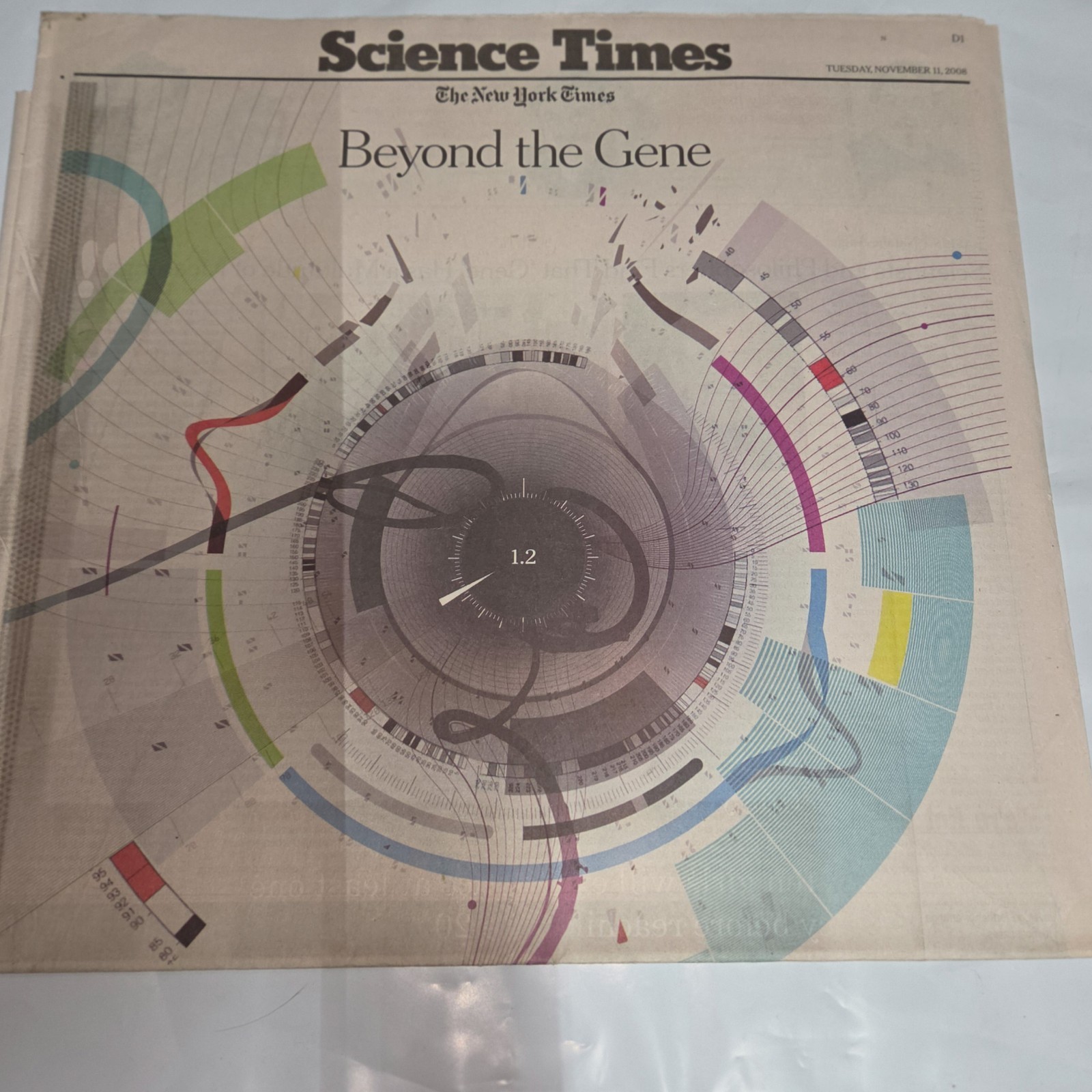 The New York Times Science Times Nov 11 2008 Beyond the Gene Newspaper The New York Times Science Times Nov 11 2008 Beyond the Gene Newspaper