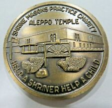 Shrine Masons Practice Charity Aleppo Temple1982 be a shrine mason token coin picture
