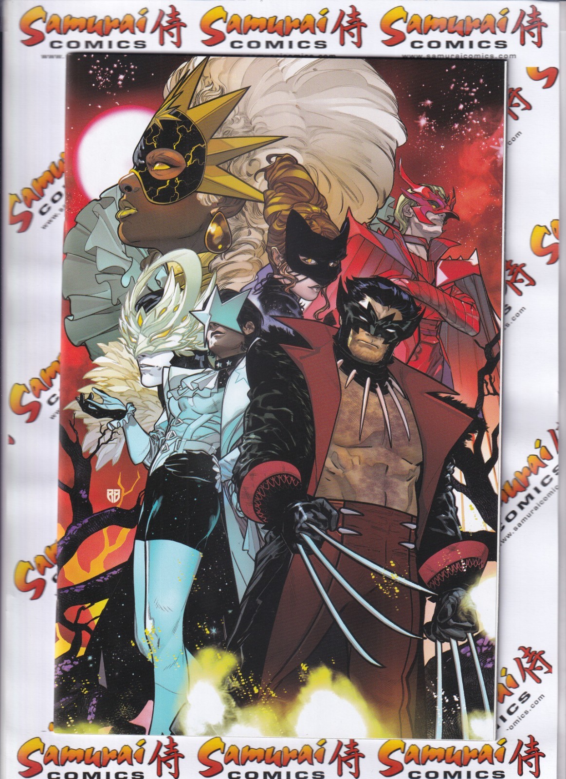 X-Men: The Hellfire Murder #1 1:50 R.B. Silva Virgin Variant Actual Scans