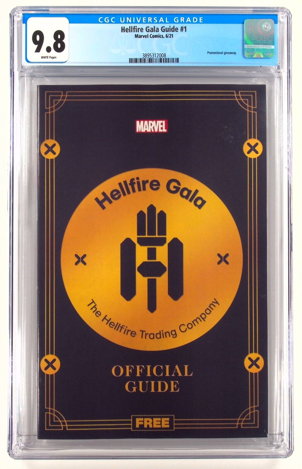 Hellfire Gala Guide 1 - CGC 9.8 Comic - X-men X-force Excalibur Hellions