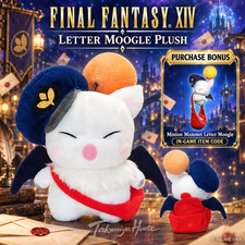 Final Fantasy XIV Plush Toy: Delivery Moogle w/ Minion Mammet Letter Moogle picture