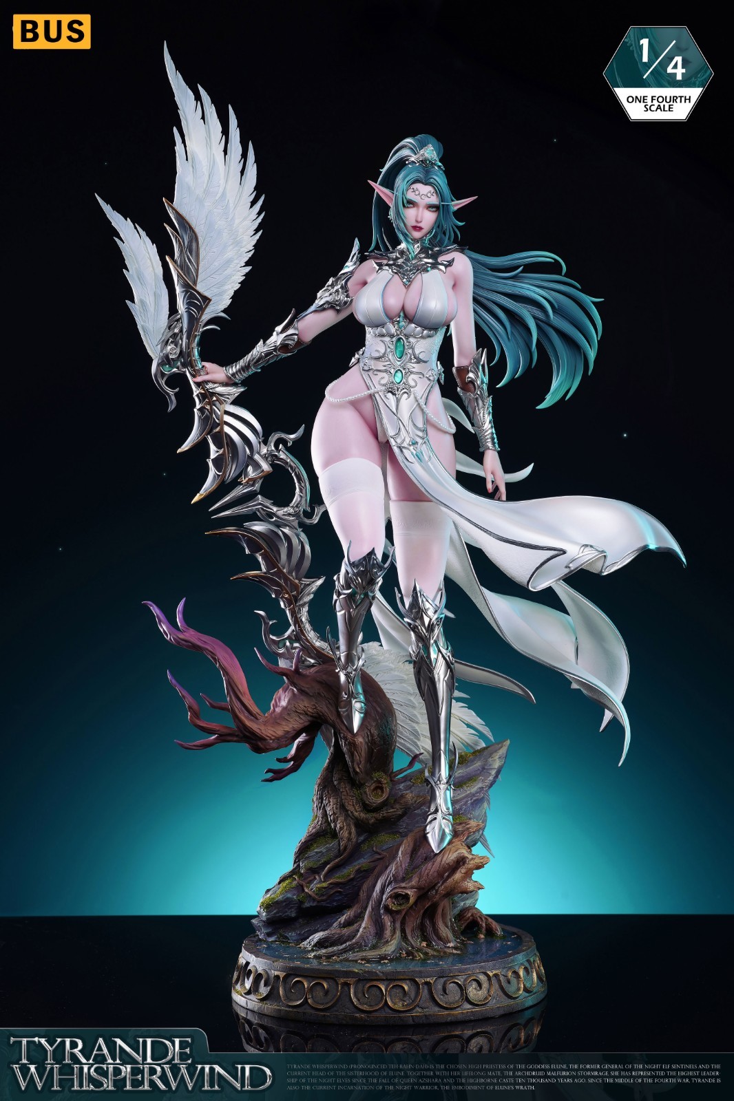 BUS Studio World of Warcraft 1/4 Tyrande Whisperwind Statue In Stock Deluxe Ver.