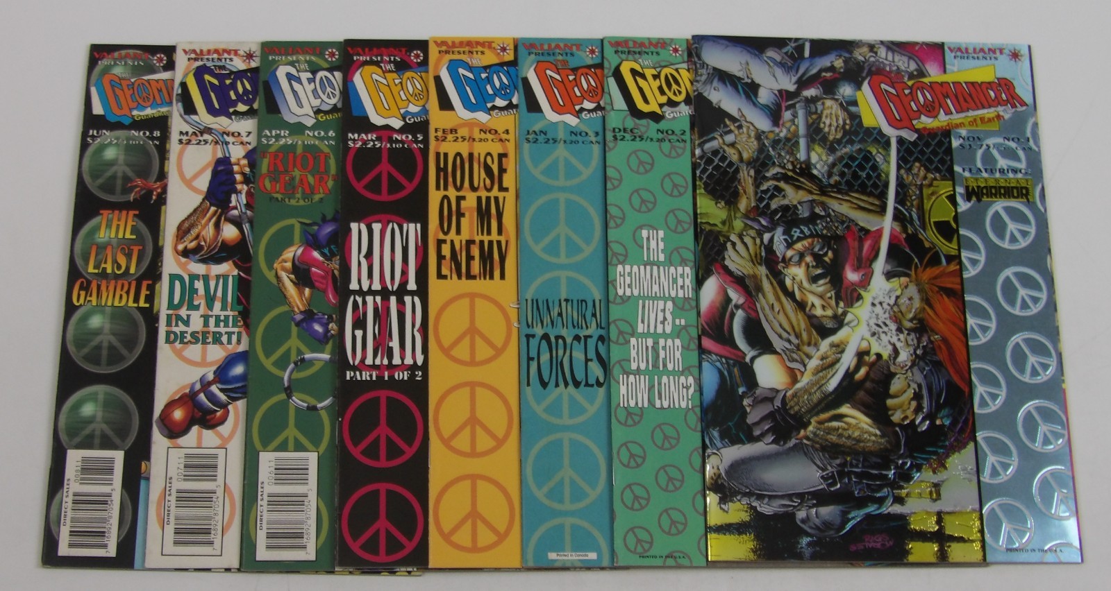 Geomancer #1-8 FN/VF complete series - Rags Morales - Valiant Comics set Geomancer #1-8 FN/VF complete series - Rags Morales - Valiant Comics set
