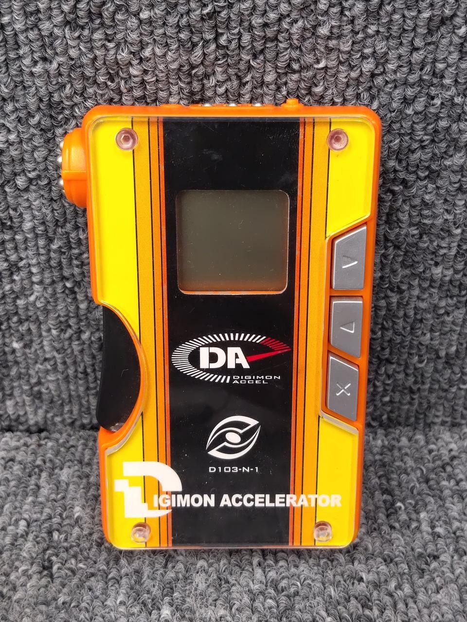 BANDAI Digimon Accel Nature Genome Portable Game Machine Orange BANDAI Digimon Accel Nature Genome Portable Game Machine Orange