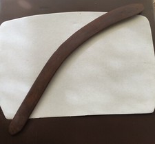 Old WA North West Australian Indigenous Aboriginal heavy wood hooked Boomerang  picture