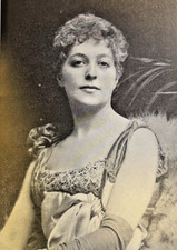 1898 Vintage Magazine Illustration Actress Hope Temple picture