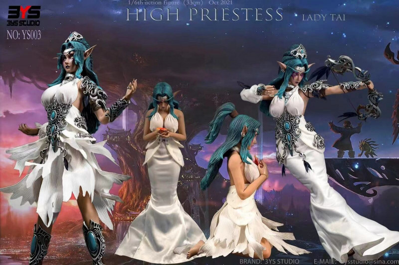 3YS YS003 Tyrande Whisperwind Action Figure Collectibles 1/6 Eyes with led 3YS YS003 Tyrande Whisperwind Action Figure Collectibles 1/6 Eyes with led