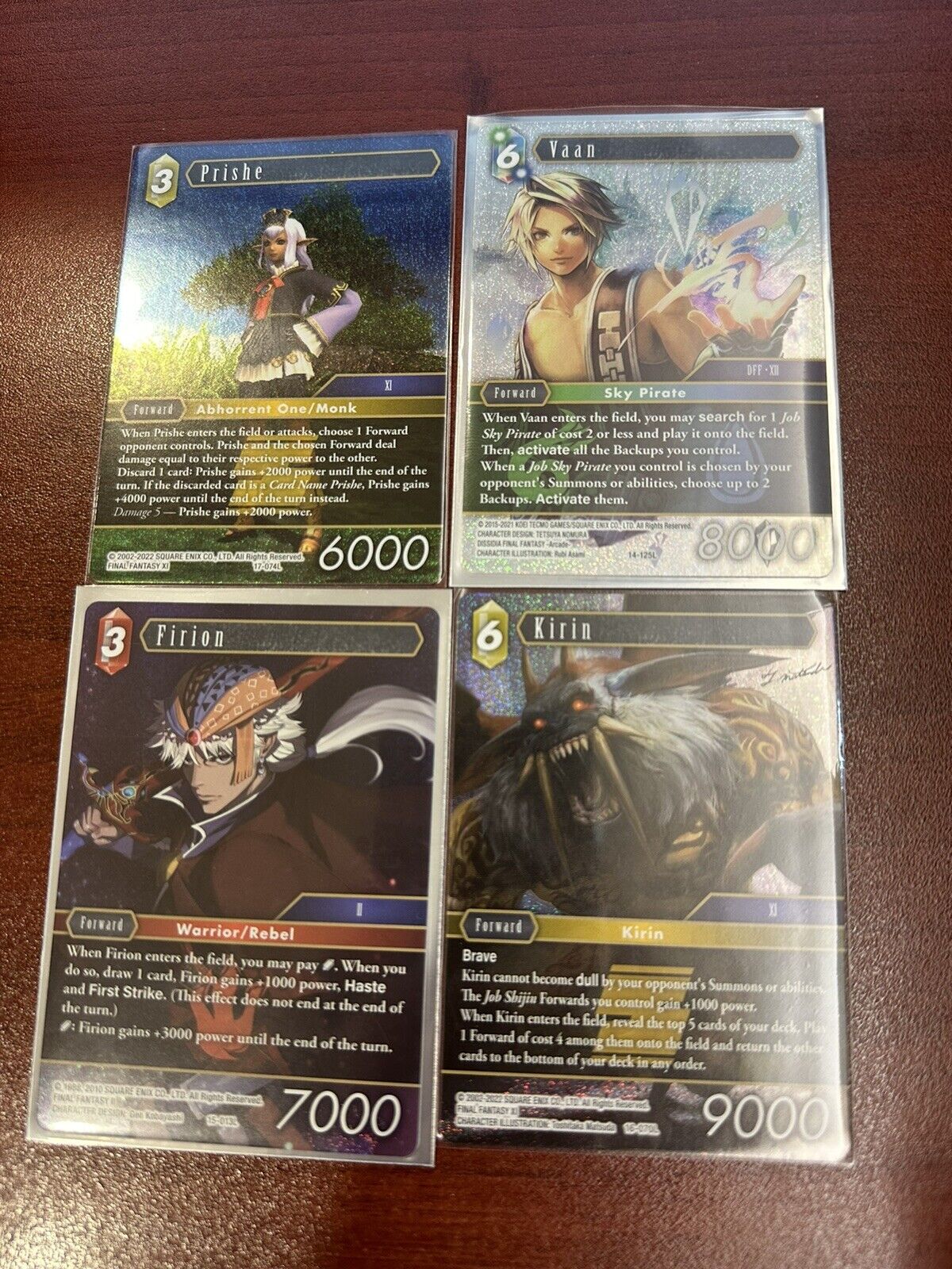 Final Fantasy Tcg Legend Lot 33 Cards