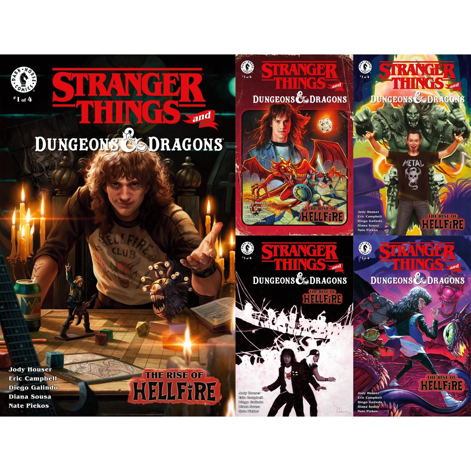 Stranger Things & D&D: Rise of Hellfire (2025) #1 2 3 4 Dark Horse COVER SELECT Stranger Things & D&D: Rise of Hellfire (2025) #1 2 3 4 Dark Horse COVER SELECT