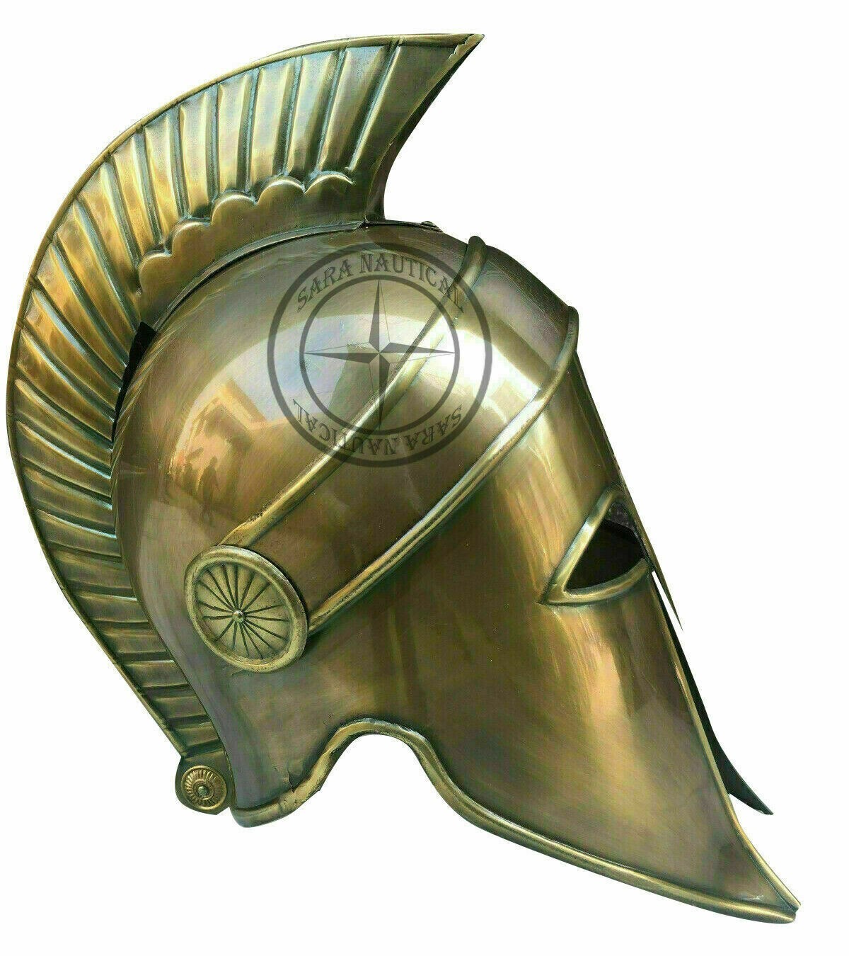 Halloween Costume Medieval Ancient Armour Roman Greek Corinthian Helmet Halloween Costume Medieval Ancient Armour Roman Greek Corinthian Helmet